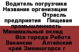 Водитель погрузчика › Название организации ­ Fusion Service › Отрасль предприятия ­ Пищевая промышленность › Минимальный оклад ­ 21 000 - Все города Работа » Вакансии   . Алтайский край,Змеиногорск г.